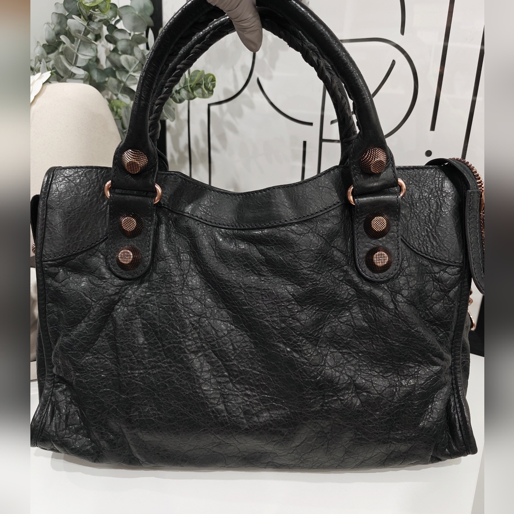 Balenciaga Giant City Bag With Rose Gold Hardware - Picture 4 of 14